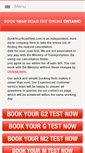 Mobile Screenshot of bookyourroadtest.com